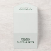 Wildflower Bruiloft Land Bloemen Bruiloft All In One Uitnodiging (Buitenkant)