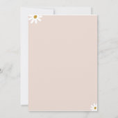 Wildflower Bunny uitnodiging (Achterkant)