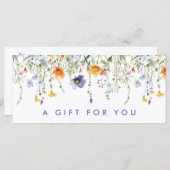 Wildflower Cadeaubon (Voorkant / Achterkant)