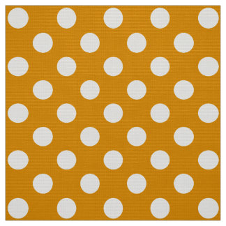 WILDFLOWER - Classic Polka Dots op Gouden Geel Stof