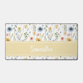 Wildflower Colorful Spring Floral  Desk Mat (Voorkant)