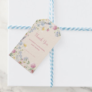 Wildflower Couples Baby Shower Thank You Cadeaulabel