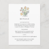 Wildflower Details Behuizing Kaart met lintboog (Voorkant)