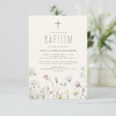 Wildflower dooptuin in Bloom Boho Kaart (Staand voorkant)