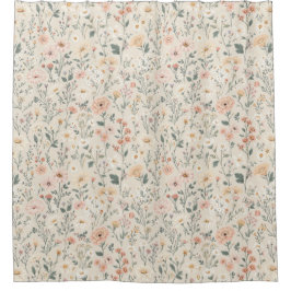 Wildflower douchegordijn