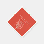 Wildflower Elegance-bruiloft- Servetten (Hoek)