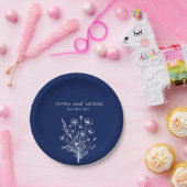 Wildflower Elegance-bruiloft- Servetten Papieren Bordje (Feest)