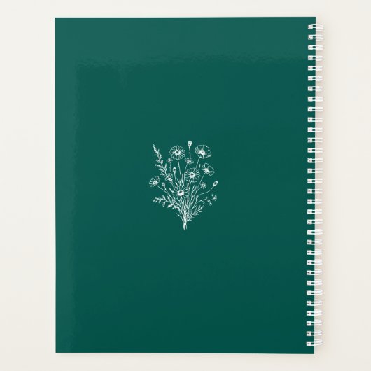 Wildflower Elegance-Wedding-Planner Planner (Achterkant)