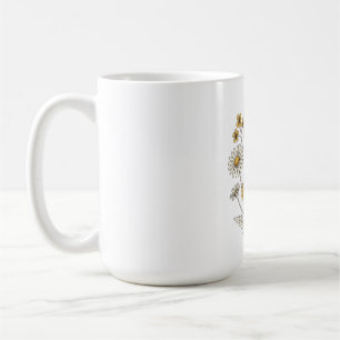 Wildflower en Daisy Floral Mok Retro