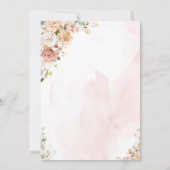 Wildflower Fairy Four Girl 4th Birthday Invitation (Dos)