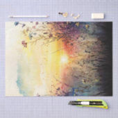 Wildflower Field Waterverf Decoupage Tissuepapier (Craft)