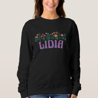 Wildflower Floral LIDIA Voornaam Moederdag Wo Trui