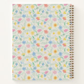Wildflower Floral Personalized  Notitieboek (Achterkant)