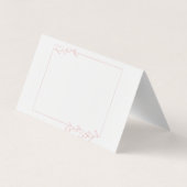 Wildflower Food Label / Place Card voor Baby showe Visitekaartjes (Achterkant)