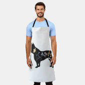 Wildflower Franse Bulldog Schort (Gedragen)