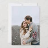 Wildflower Garden bruiloft foto Save The Date (Achterkant)