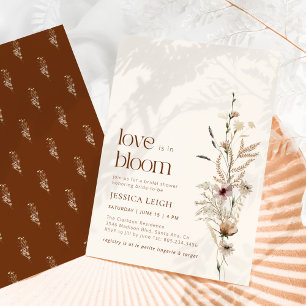 Wildflower Garden Love is in bloei Vrijgezellenfee Kaart