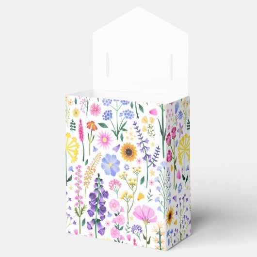 Wildflower Garden Party Eerste Verjaardag Bedankdoosjes (Geopend)