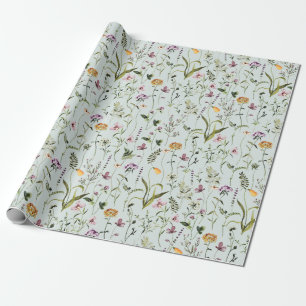 Wildflower Garden Pattern Cadeaupapier