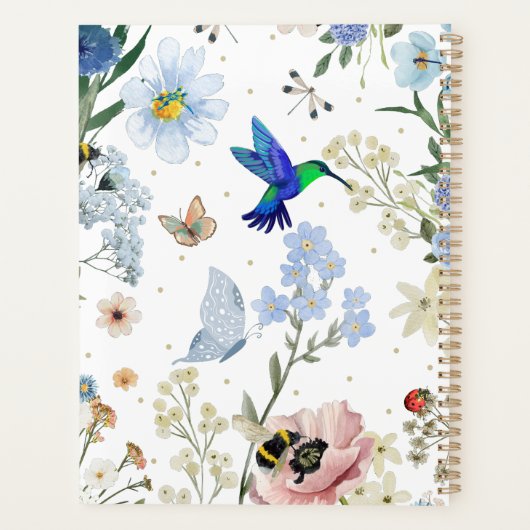 Wildflower Garden with Hummingbird and Woodland (Dos)