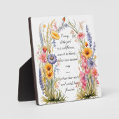 Wildflower Geest Tafelplaquette Fotoplaat (Voorkant)