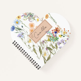 Wildflower gepersonaliseerd tijdschrift Gepersonal Notitieboek
