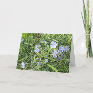 Wildflower gevouwen Wenskaart Kaart