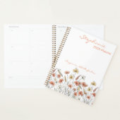 Wildflower Gift for Her Botanical Meadow Planner (Display)