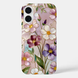 Wildflower Glas-in-lood Hoesje Pastelkleurig Bloem