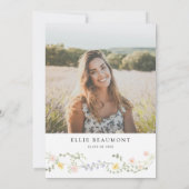 Wildflower Graduation Party Invitation (Dos)