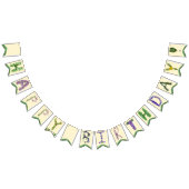 Wildflower Happy Birthday Banner (Alle)