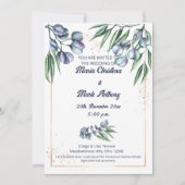 Wildflower Harmony Wedding Invitation Kaart (Voorkant)