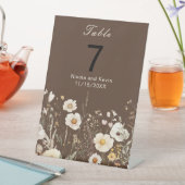 Wildflower Herfst Herfst Bloemenbruiloft Reclamebord Met Voetstuk (Insitu)