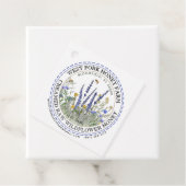 Wildflower honing label bijen gestreepte grens kra (In situ)