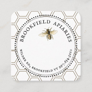 Wildflower Honingraat & Bee Apiary Visitekaartje