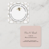 Wildflower Honingraat & Bee Apiary Visitekaartje (Voorkant / Achterkant)