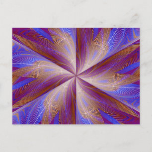 WILDFLOWER IN SPIRAAL 5 Briefkaart