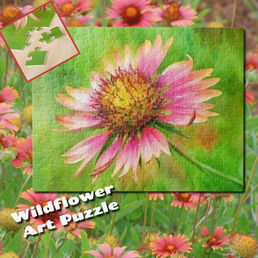 Wildflower Indian Deken Vuurwiel Bloem Puzzel