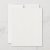 Wildflower krans Bloemen bruiloft Save the Date (Achterkant)