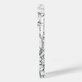 Wildflower Krans wit en zwart Gepersonaliseerd Case-Mate iPhone Case (Achterkant / Links)