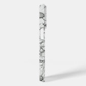 Wildflower Krans wit en zwart Gepersonaliseerd Case-Mate iPhone Case (Achterkant / Rechts)