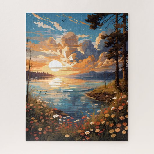 Wildflower Lake puzzel (Verticaal)