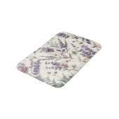 Wildflower Lavender Boho Botanical Floral Badmat (Gekanteld)