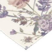 Wildflower Lavender Boho Botanical Floral Pattern Tafelkleed (Gekanteld)