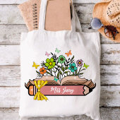 Wildflower Leraar Naam, Gepersonaliseerde Leraar, Tote Bag
