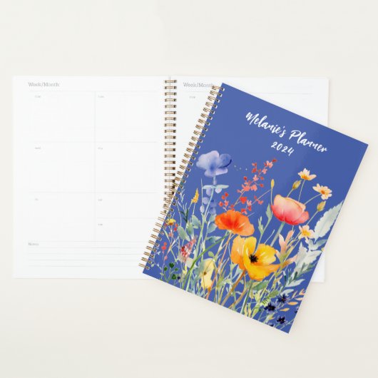 Wildflower Maandelijkse Planner gepersonaliseerd (Display)