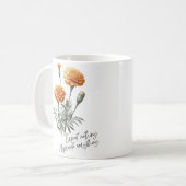 Wildflower Marigold Coffee Mok (Voorkant links)