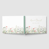 Wildflower Meadow Bruiloft Gastenboek (Volledig)
