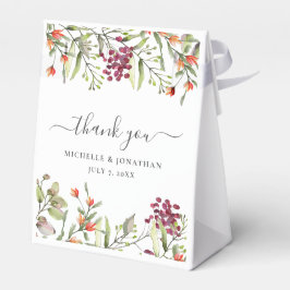 Wildflower Meadow Bruiloft Gift Favor Bag Bedankdoosjes