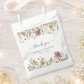 Wildflower Meadow Bruiloft Gift Favor Bag Bedankzakje (Geknipt)